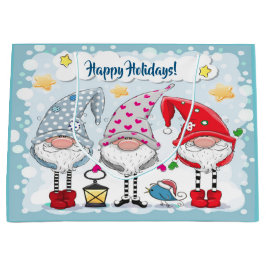 Jul/Helgdag Gnomes Gift Tote