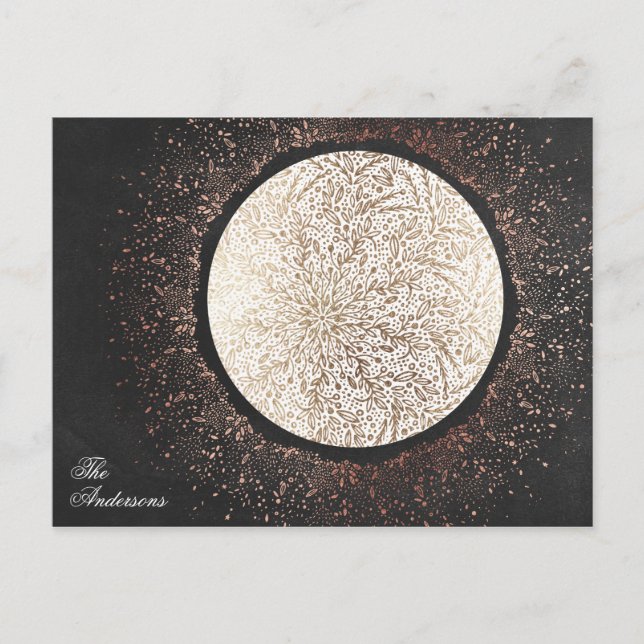 Jul-Helgdag i Guld-stjärnan Vykort (Framsida)