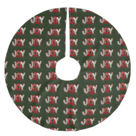 Jul Helgdag Joy Julgransmatta Borstad Polyester