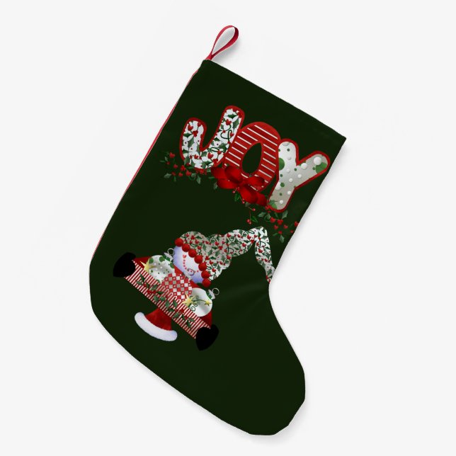 Jul Helgdag Joy Liten Julstrumpa (Framsidan (Hängande))