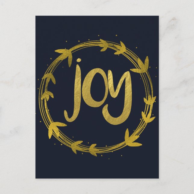 Jul Helgdag Joy Vykort (Framsida)