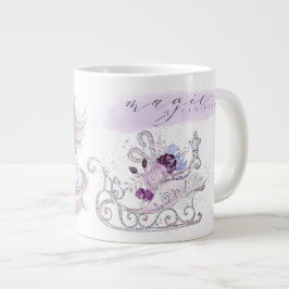 Jul-Helgdag - Julens magi - Unicorns Jumbo Mugg