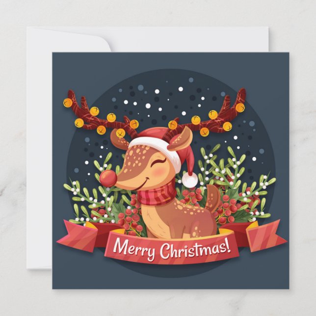 Jul-Helgdag Julkort (Framsida)
