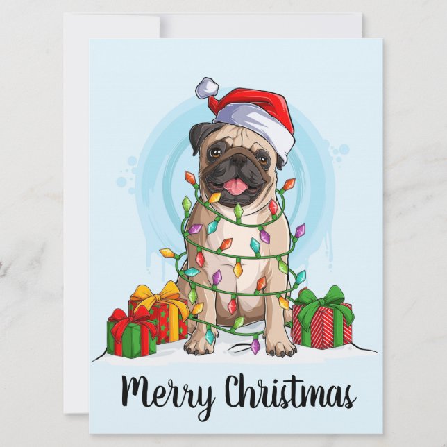 Jul-Helgdag Julkort (Framsida)