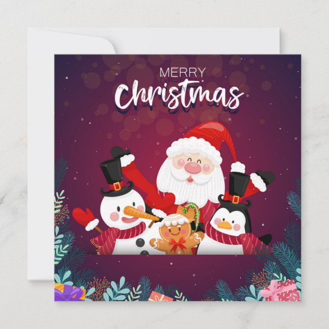 Jul-Helgdag Julkort (Framsida)