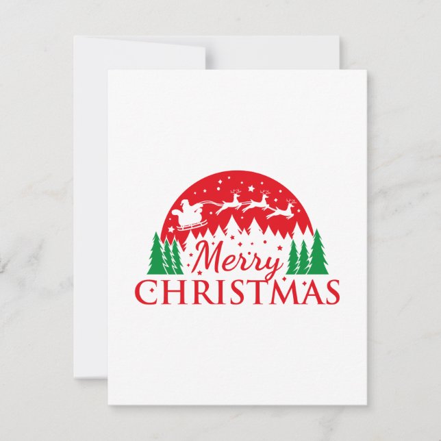 Jul-Helgdag Julkort (Framsida)