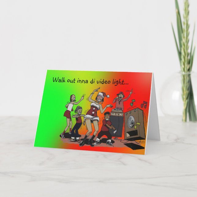 Jul-Helgdag-kort Party Helgkort (Framsida)