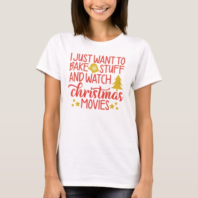 Jul Helgdag Kvinnor T-Shirt (Framsida)