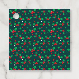 Jul Helgdag Mistletoe Holly Berry Gift-Märkre Gåvor Etiketter