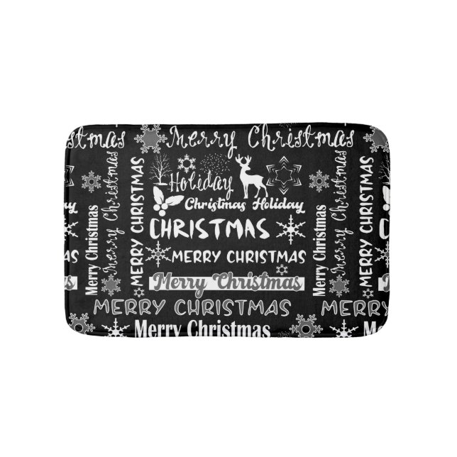 Jul-helgdag, mönster badrumsmatta (Framsidan)