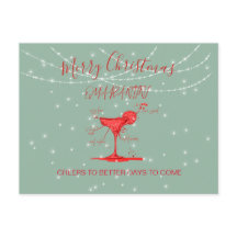 Jul Helgdag Quarantini Martini Grönt