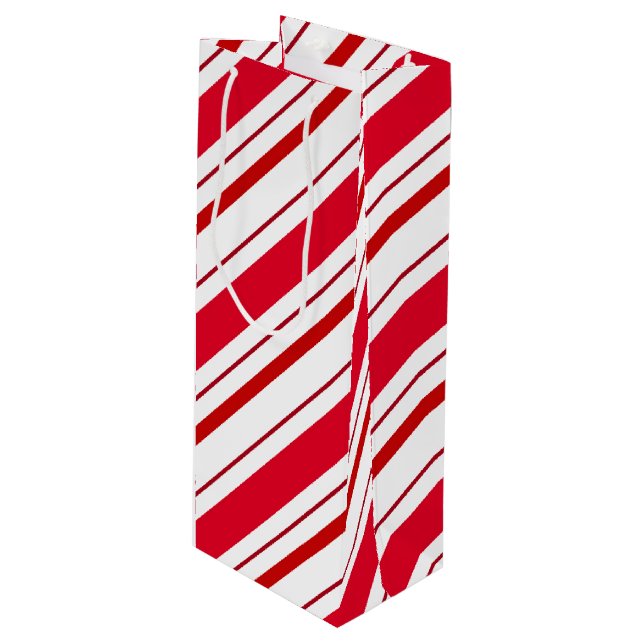 Jul Helgdag Vin Gift Bag (Framsidan Vinklad)