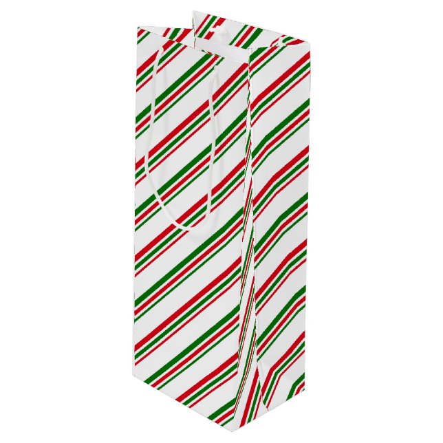 Jul Helgdag Vin Gift Bag (Framsidan Vinklad)