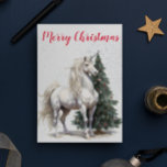 Jul Helgdag Winter Unicorn Kort<br><div class="desc">Den här designen kan vara personlig om du väljer Redigera design. Du kan också överföra till andra objekt. Kontakta mig på colorflowcreations@gmail.com eller använda alternativet chatta överst på sidan om du vill ha den här designen på en annan produkt eller behöver hjälp. Se mer av mina design eller följ mig...</div>
