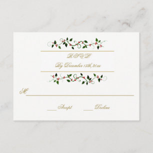Jul Helgdag Winter Wedding OSA Response Kort