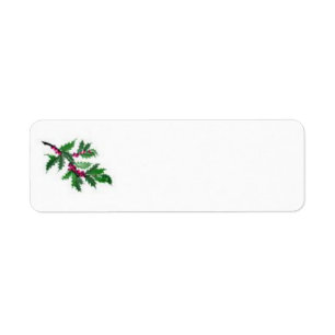 Jul/helgdagadressetikett Returadress Etikett