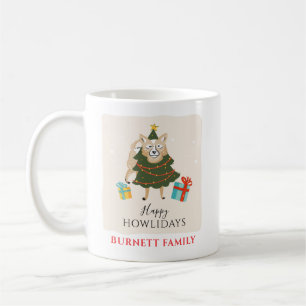 Jul-Helgdagar Familjeåterförening Hund Howlidays Kaffemugg