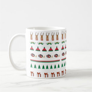 Jul-Helgdagar Röda Grönten Kaffe Kopp Mugg