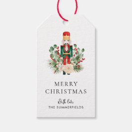 Jul Helgdagars Nutcracker-skript Festive Presentetikett