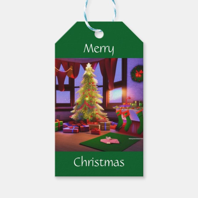 Jul hemma presentetikett (Framsidan)