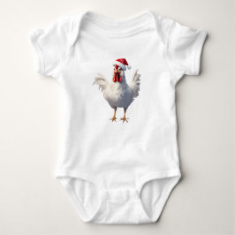 Jul Hen, Santa Hen, Helgdag Hen, Julafton T Shirt