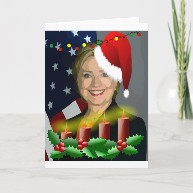 jul hillary clinton helgkort (Framsida)