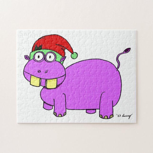 Jul Hippo Pussel (Horisontell)