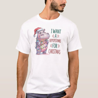 Jul Hippopotamus Funny T Shirt