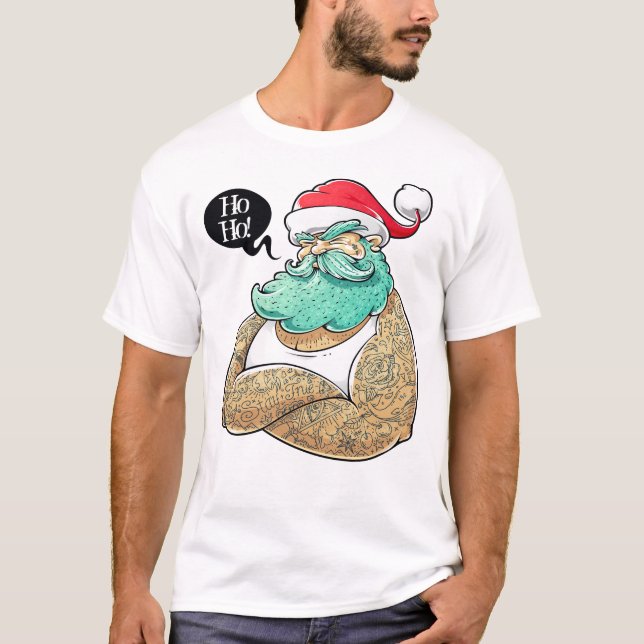 Jul Hipsta Jultomten T-Shirt (Framsida)