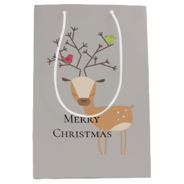 Jul-Hjort med fåglar