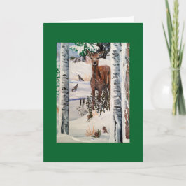 Jul-Hjort och vänner Helgkort