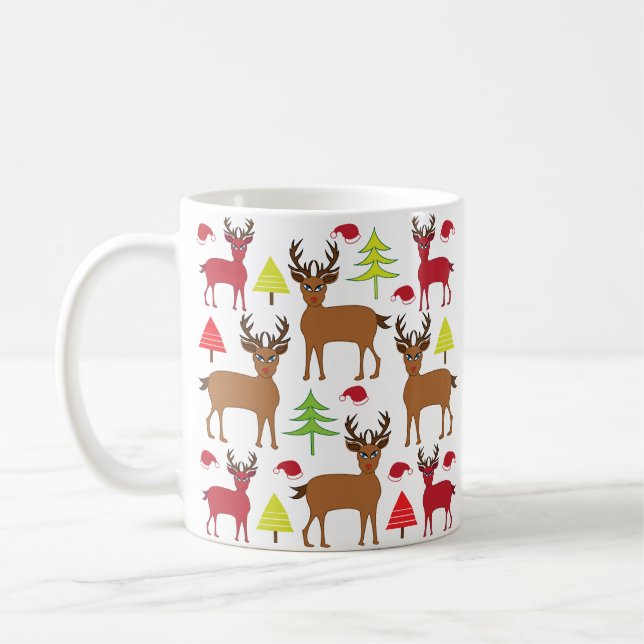Jul-Hjorten Kute-jul Kaffemugg (Vänster)