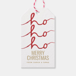 jul Ho Ho Ho Ho Presentetikett