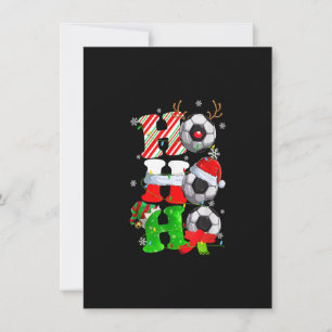 Jul Ho-Ho-Ho Santa Reindeer Soccer Pajama Gi Inbjudningar
