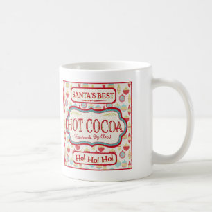 Jul hoade kakaomuggSantas bäst stil för vintage Kaffemugg
