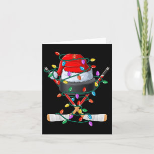 Jul Hockey Julafton Santa Sports Hat Boll Kids B Kort