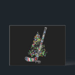 Jul Hockey Sports Boll Santa Hat Julafton Julkort<br><div class="desc">Jul Hockey Sports Boll Santa Hat Julafton</div>
