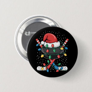 Jul Hockey Xmas Tomte Sport Hatt Boll Knapp