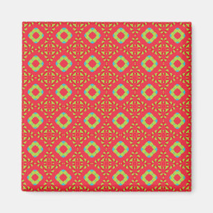 Jul Holiday Charm Mönster 01 - Magnet