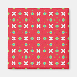 Jul Holiday Charm Mönster 02 - Magnet