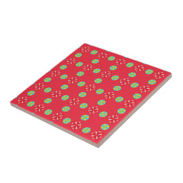 Jul Holiday Charm Mönster 03 - Kakelplatta