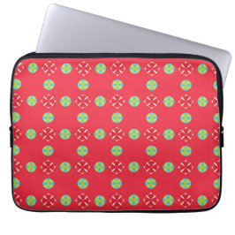 Jul Holiday Charm Mönster 03 - Laptop Fodral