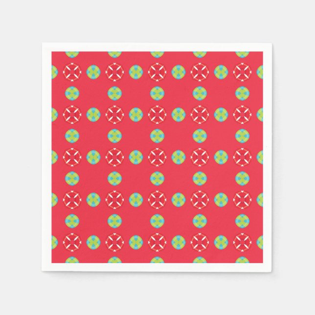 Jul Holiday Charm Mönster 03 -  Pappersservett (Framsidan)