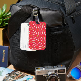 Jul Holiday Charm Mönster 04 - Bagagebricka