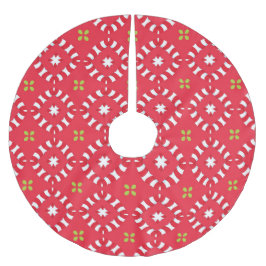 Jul Holiday Charm Mönster 04 - Julgransmatta Borstad Polyester