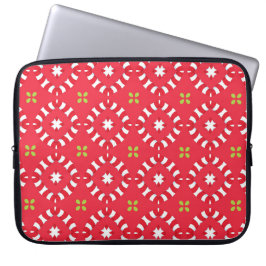 Jul Holiday Charm Mönster 04 - Laptop Fodral
