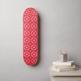 Jul Holiday Charm Mönster 04 - Mini Skateboard Bräda 18,5 Cm