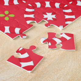 Jul Holiday Charm Mönster 04 - Pussel