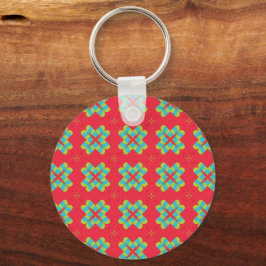 Jul Holiday Charm Mönster - Nyckelring