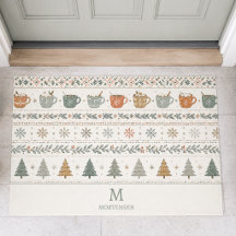 Jul Holiday Mönster Monogram